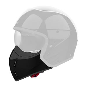Kinnschutz für Airoh J110 Color glänzend schwarzer Helm