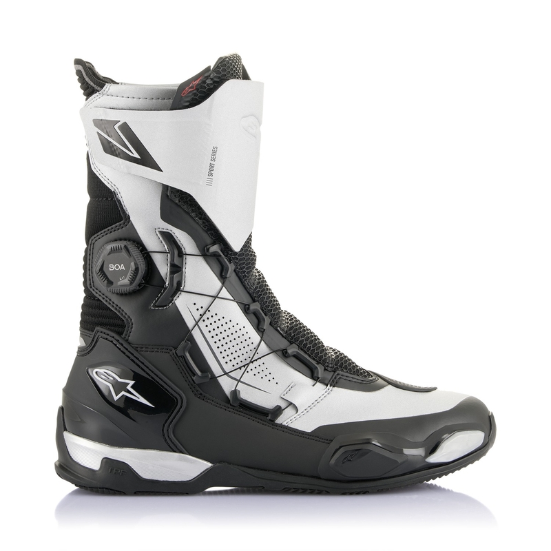 Alpinestars SP-X BOA Motorradstiefel schwarz-silber
