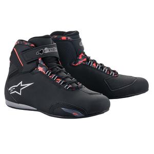 Alpinestars Sektor Wasserdichte Motorradstiefel schwarz-rot-grau-camo