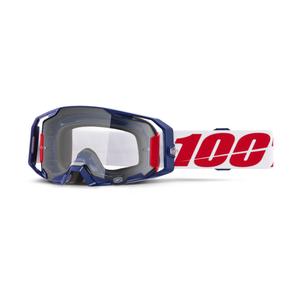 100 % ARmatic Mach Z Motocross-Brille mit klarem Plexiglas
