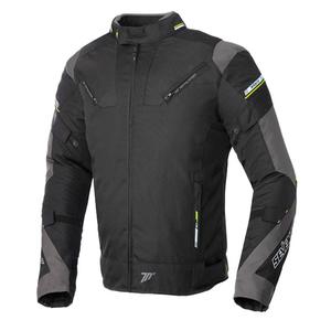 Motorradjacke SEVENTY DEGREES SD-JR69 schwarz-fluorgelb