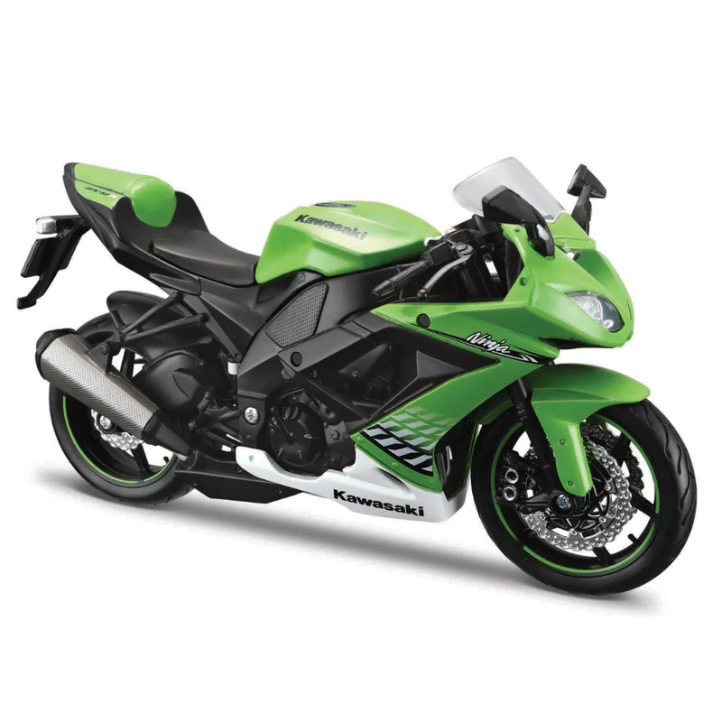 Modell des Maisto Kawasaki 2010 ZX-10R Motorrads