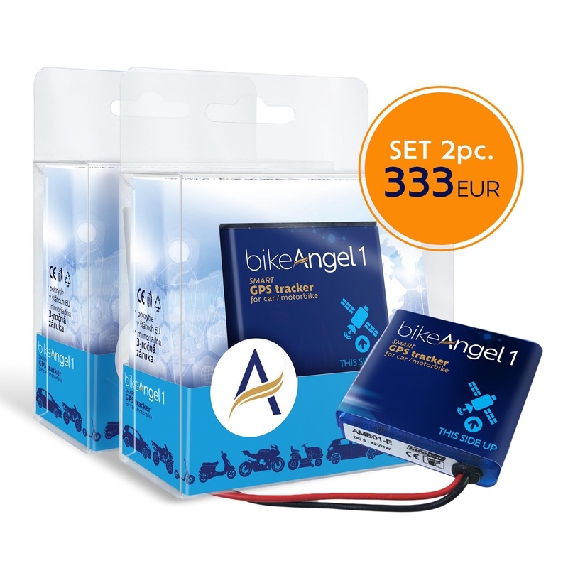 BikeAngel 1 EU Motorrad Überwachungs- und Beobachtungssystem 2er Set