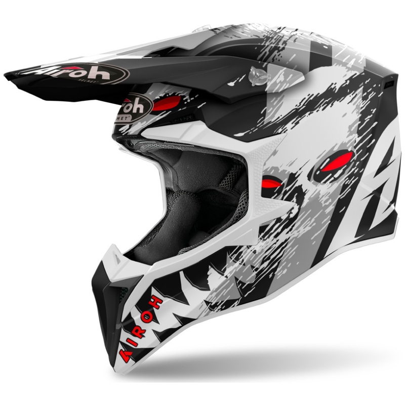 Airoh Wraaap Demon 2024 Motocross Helm Matt