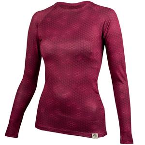 Damen-Thermo-T-Shirt nanosilver® Kunststoff dunkelrosa