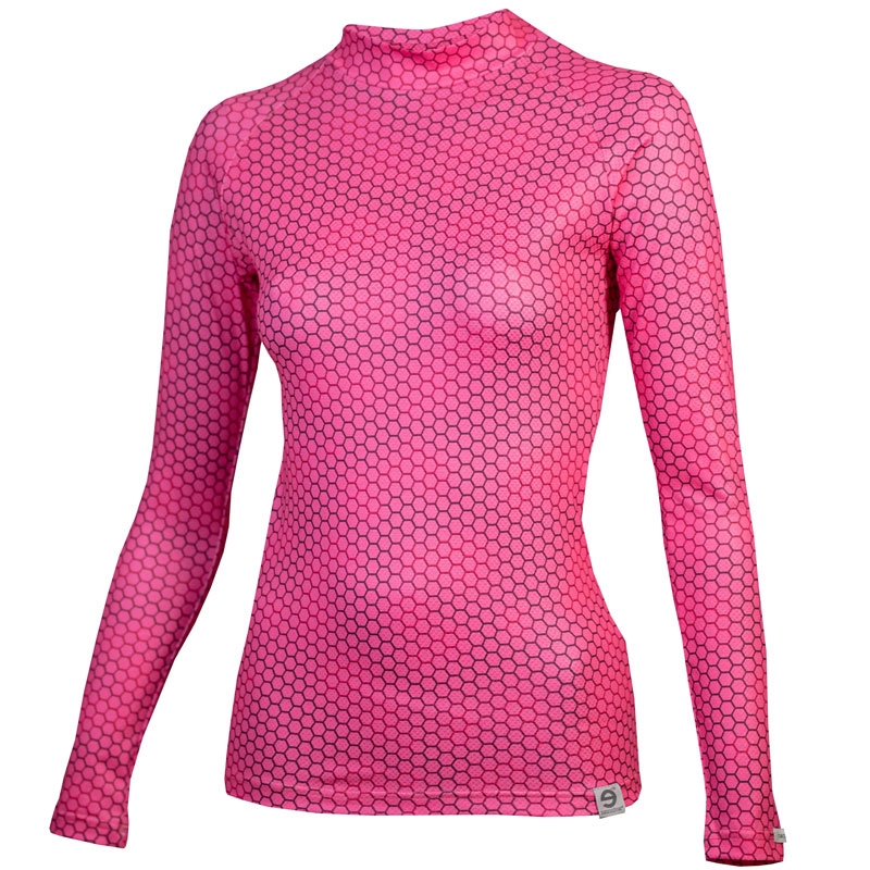 Damen-Thermo-T-Shirt nanosilver® Kunststoff hellrosa