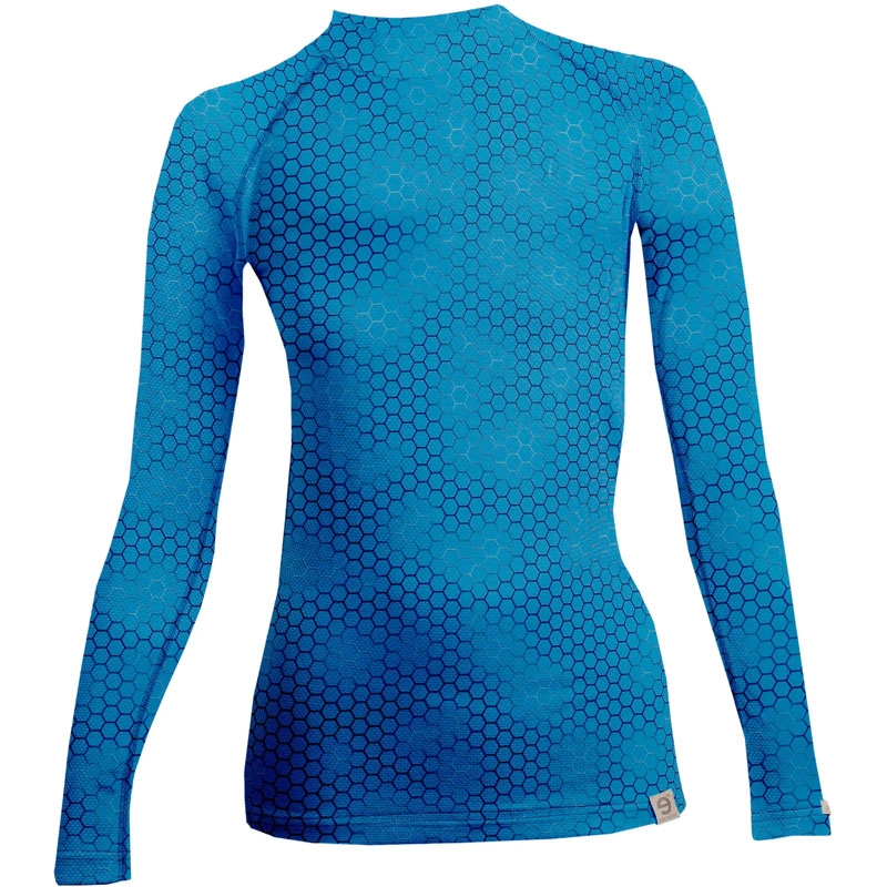 Damen Thermo-T-Shirt nanosilver® Kunststoff hellblau