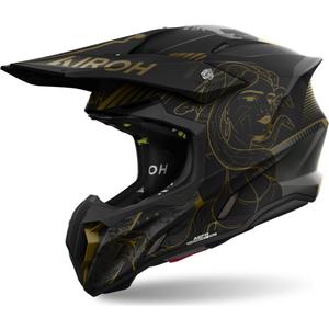 Motocross-Helm Airoh Twist 3 Titan 2024 matt