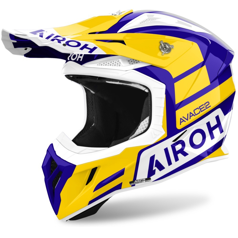 Airoh Aviator Ace 2 Sake Motocross-Helm glänzend gelb