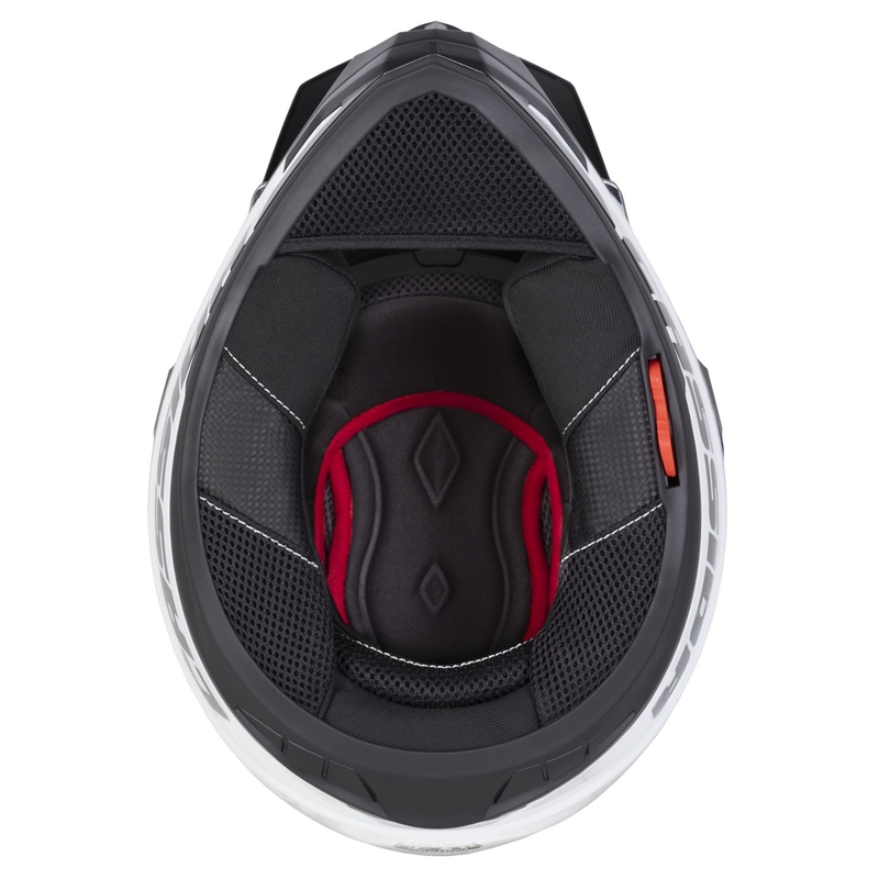 Enduro-Helm Cassida Tour 2.0 X-tra grau-fluo gelb-schwarz mit schwarz-mattem Visier