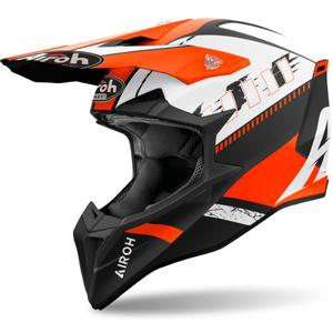 Airoh Wraaap Feel 2024 Motocross-Helm mattorange