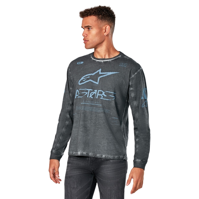 Alpinestars Nook Knit Langarm-T-Shirt Dunkelgrau