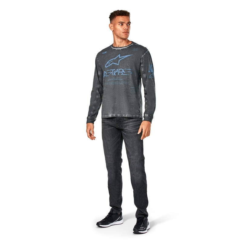 Alpinestars Nook Knit Langarm-T-Shirt Dunkelgrau