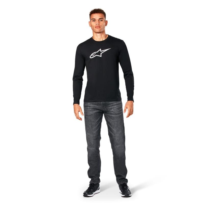 Alpinestars Backhand CSF Langarm-T-Shirt Schwarz