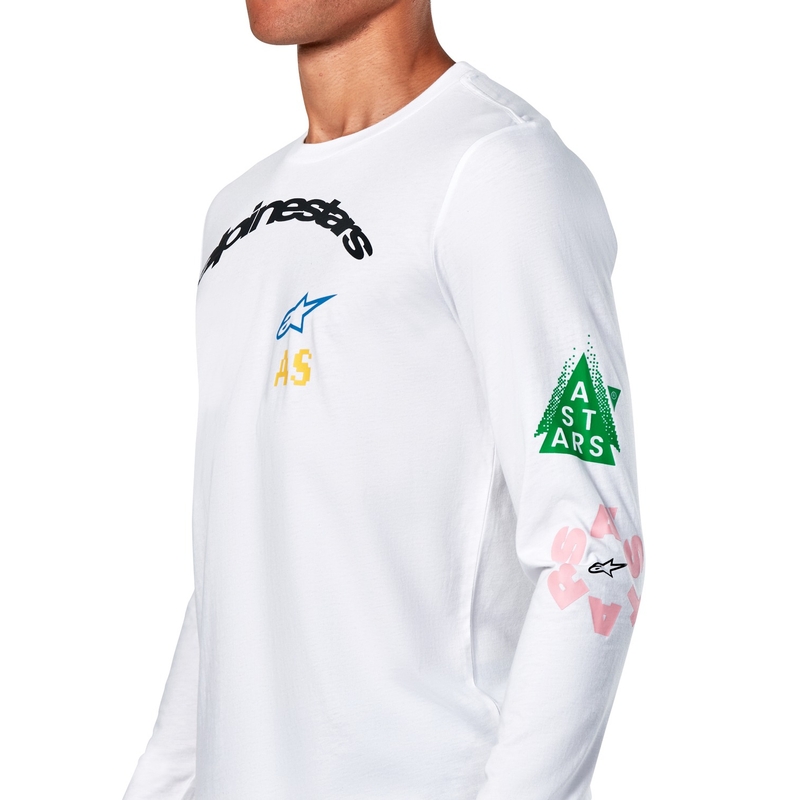 Alpinestars Brundo CSF Weißes Langarm-T-Shirt