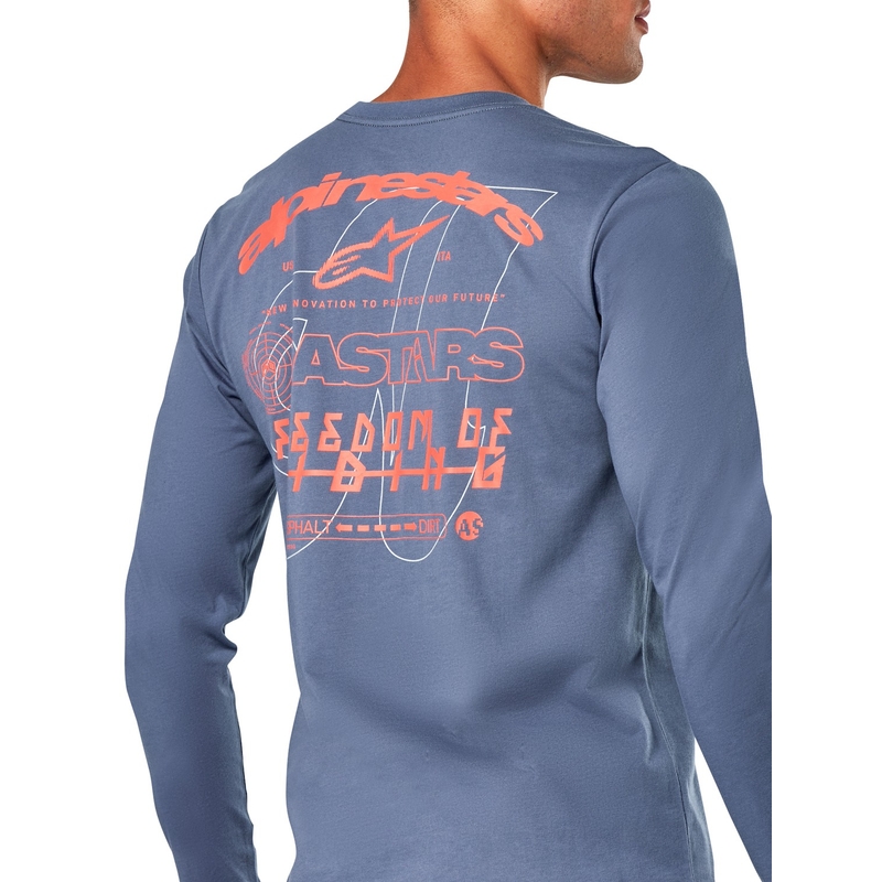 Alpinestars Vitalus CSF Blaues Langarm-T-Shirt