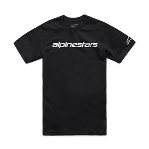 Alpinestars Linear Wordmark 2.0 CSF schwarz-weißes T-Shirt