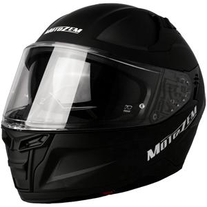 Motozem Guardian Integral-Motorradhelm mattschwarz