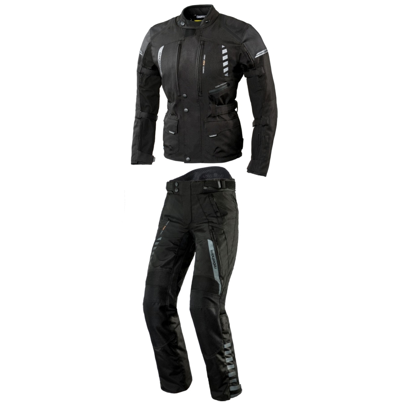 Motorradanzug Rebelhorn Hiker II schwarz Ausverkauf