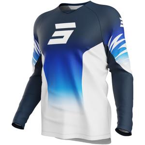Kinder-Motocross-Trikot Shot Draw X-Trem blau