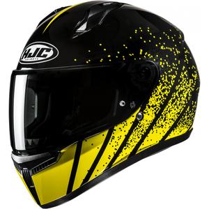 Integrierter Motorradhelm HJC C10 Haven MC3 schwarz-gelb