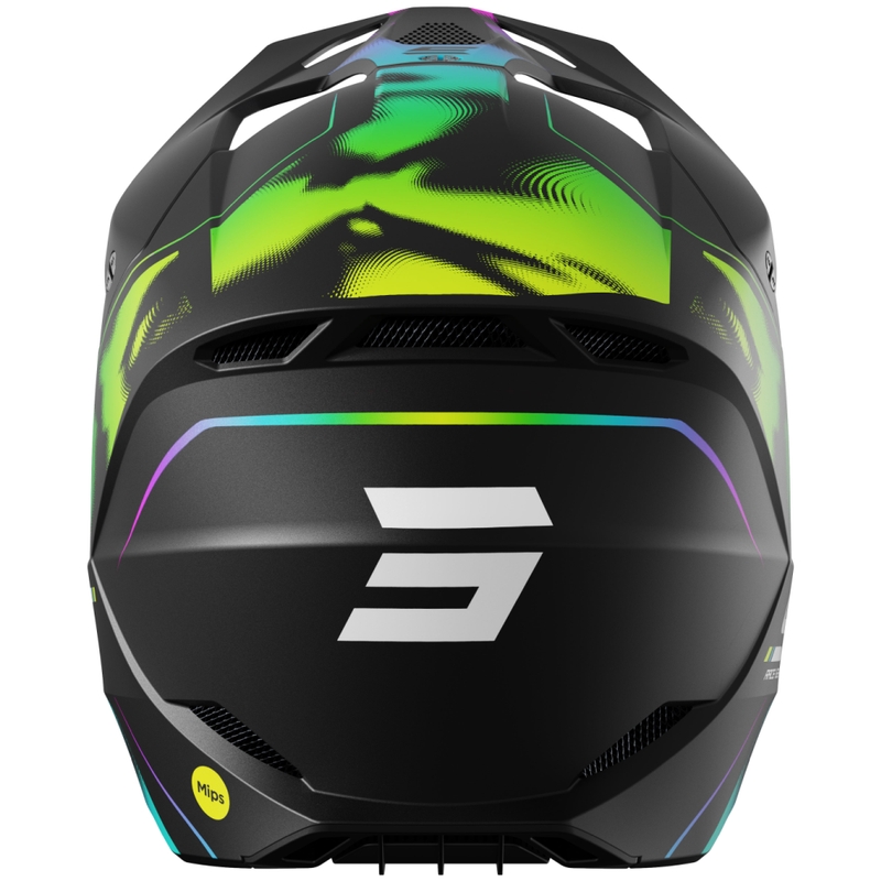 Motocross-Helm Shot Race Nitro mattschwarz