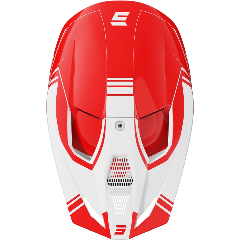 Motocross-Helm Shot Race Sprint rot