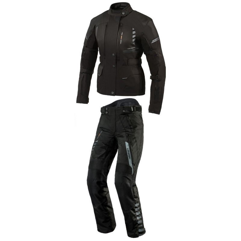 Damen-Motoanzug Rebelhorn Hiker II schwarz