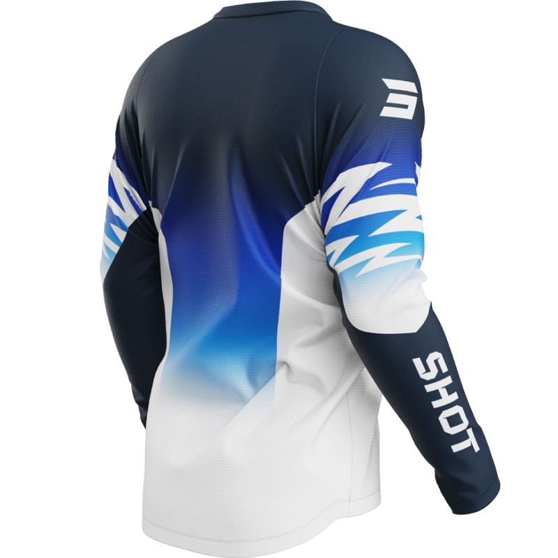 Motocross-Trikot Shot Devo X-Trem blau
