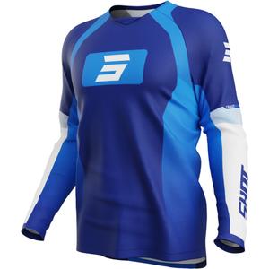 Motocross-Trikot Shot Draw Instinct blau