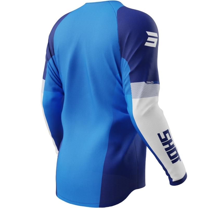 Motocross-Trikot Shot Draw Instinct blau