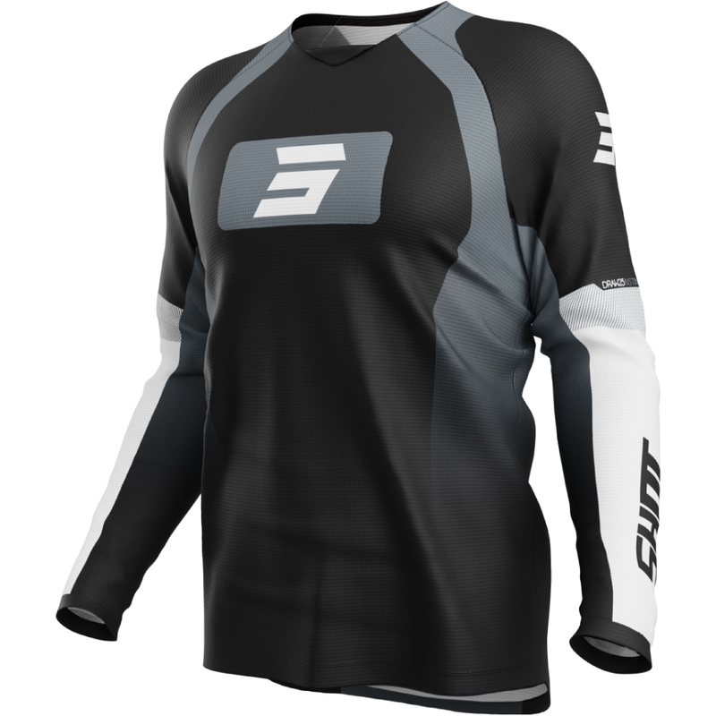 Motocross-Trikot Shot Draw Instinct grau