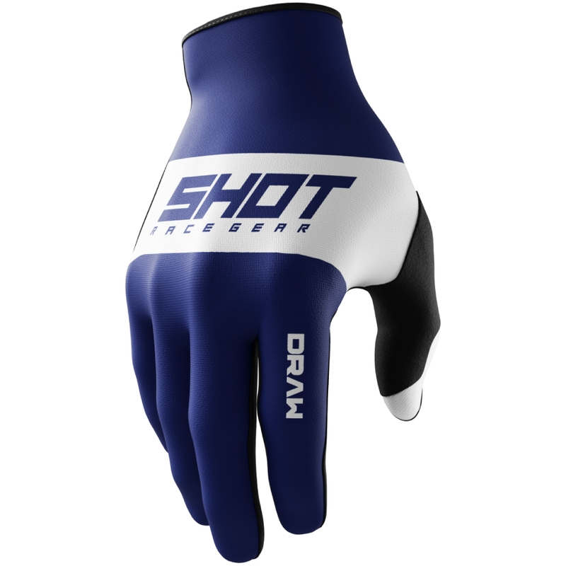 Motocross-Handschuhe Shot Draw blau