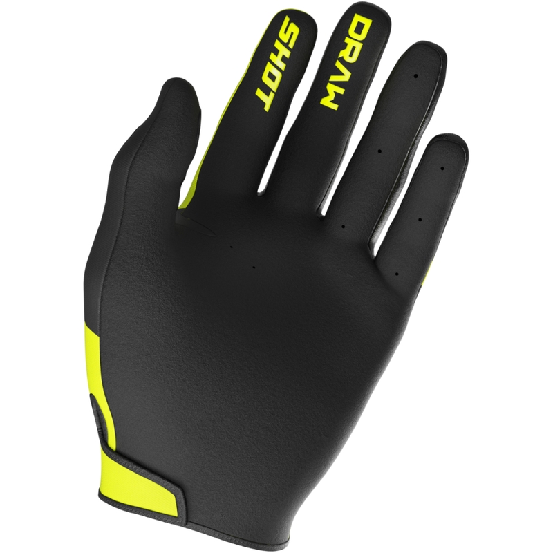 Motocross-Handschuhe Shot Draw Sky fluo gelb