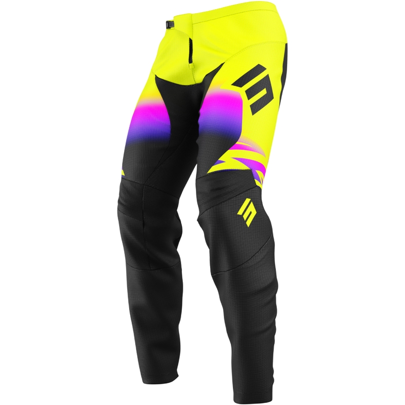 Kinder-Motocross-Hose Shot Draw X-Trem fluogelb