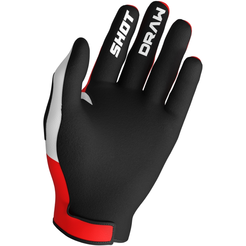 Kinder-Motocross-Handschuhe Shot Draw Sky rot