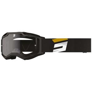Motocross-Brille Shot Assault 2.0 Claw Gold mit klarem Plexiglas