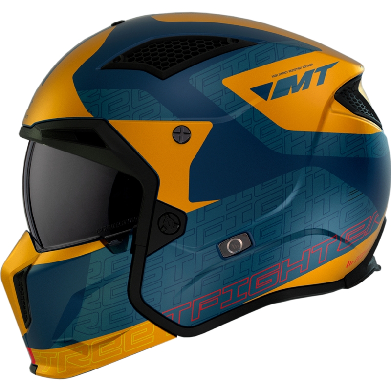 Jethelm MT Streetfighter SV Totem C3 blau-gelb