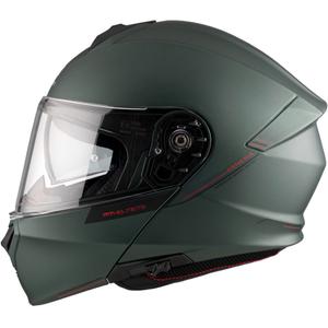 Klappbarer Motorradhelm MT Genesis SV Solid A6 grün matt