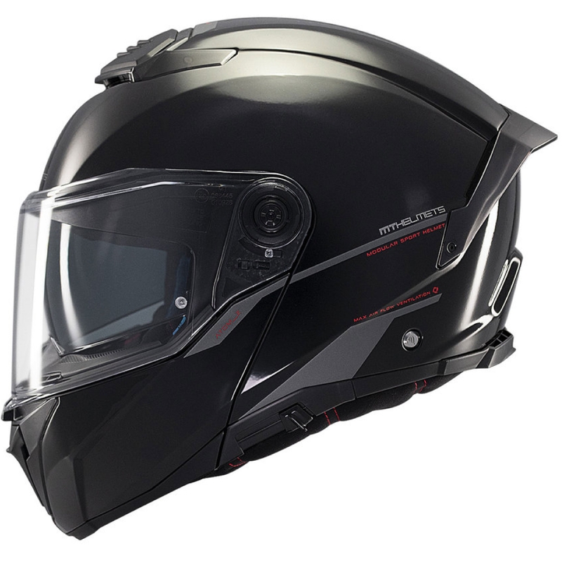 MT ATOM 2 SV SOLID A1 Motorradhelm glänzend schwarz