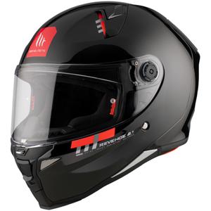 MT REVENGE 2 S SOLID A1 Integral Motorradhelm glänzend schwarz