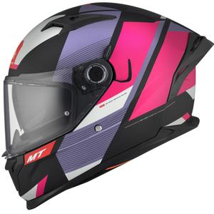 MT BRAKER CHENTO B9 Integral Motorradhelm rosa-lila-weiß