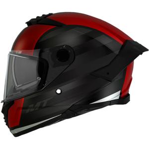 MT THUNDER 4 SV TREADS B5 schwarz-roter Integral-Motorradhelm