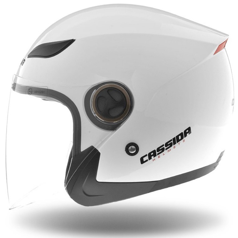 Cassida Reflex offener Motorradhelm weiß Ausverkauf