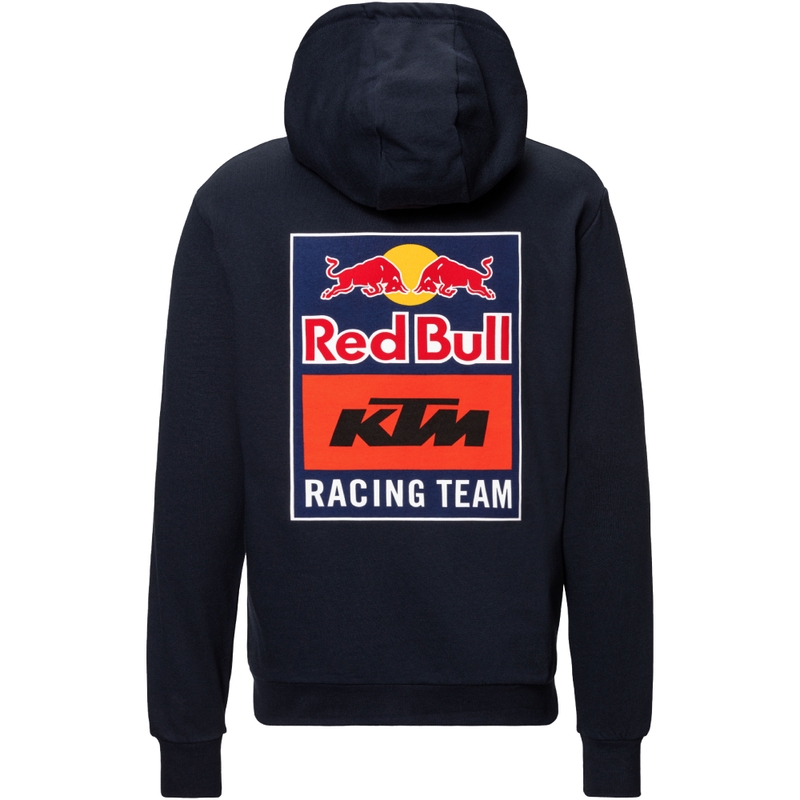 KTM Logo Zip Hoodie blau-orange