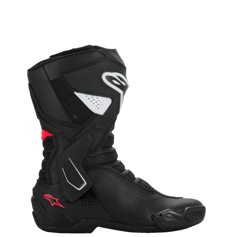 Alpinestars Stella SMX-6 3 Damen-Motorradstiefel Schwarz-Weiß-Rosa