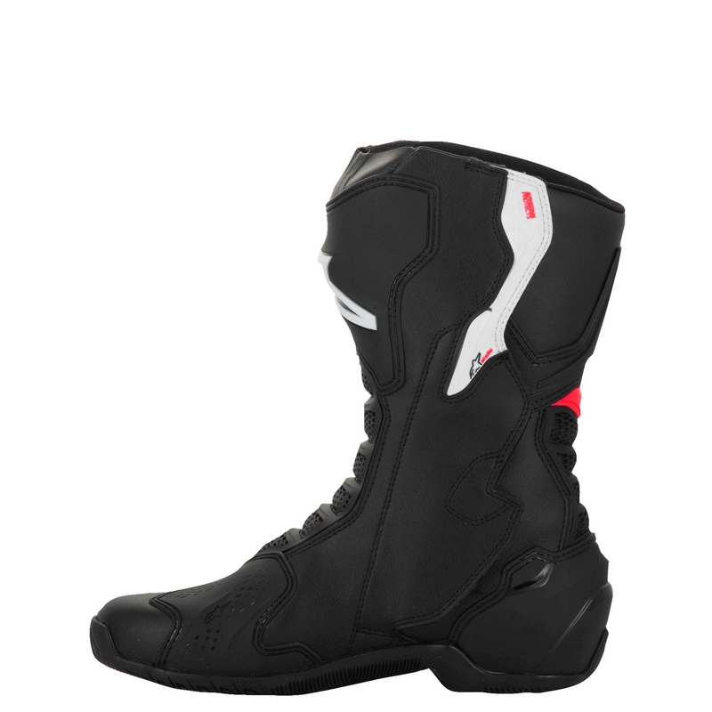 Alpinestars Stella SMX-6 3 Damen-Motorradstiefel Schwarz-Weiß-Rosa