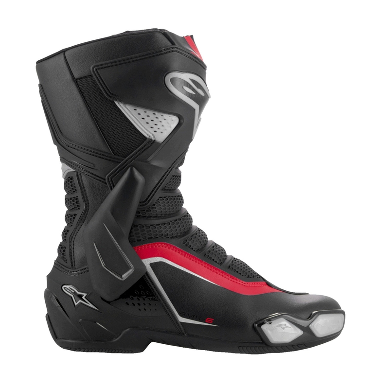 Alpinestars SMX-6 3 Motorradstiefel schwarz-silber-rot