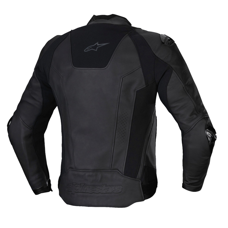 Alpinestars Missile 3 Leder-Motorradjacke schwarz-schwarz
