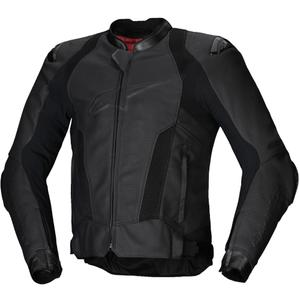 Alpinestars Missile 3 Airflow Leder-Motorradjacke schwarz-schwarz